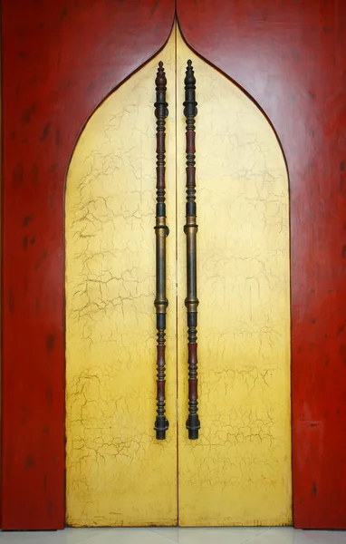 Régi thai stílusú ajtó — Stock Fotó
