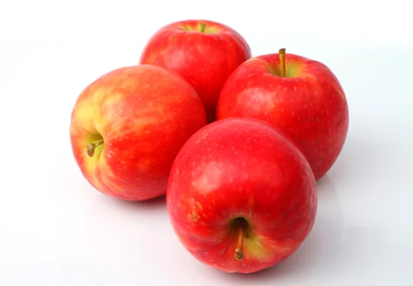 Gruppo di mele rosse — Foto Stock