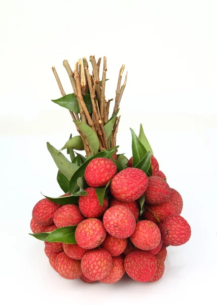 Färska litchi frukt — Stockfoto