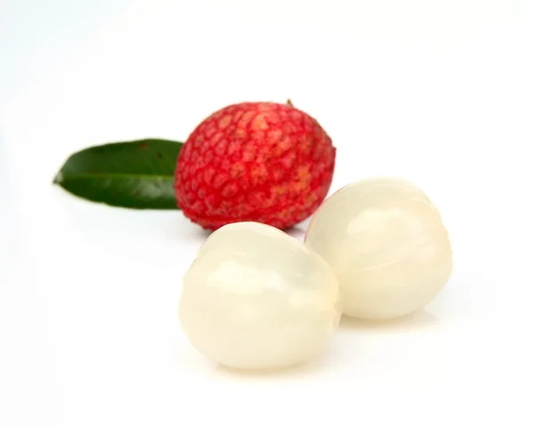 Close up of fresh litchi fruit — Stock Photo, Image