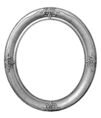 Oval bronz kare kırpma yolu