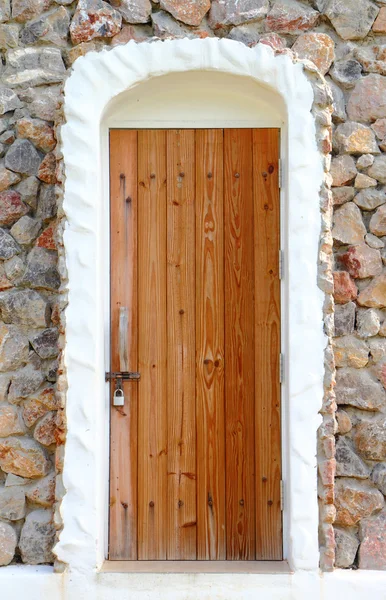 Porta vintage de madeira — Fotografia de Stock