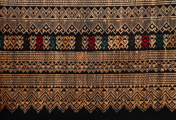 泰式传统手工编织面料 — 图库照片