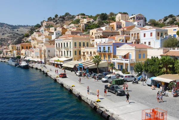 Greece. Promenade on the island of Symi. — Stock Photo, Image