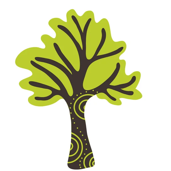 Árvore estilizada — Vetor de Stock