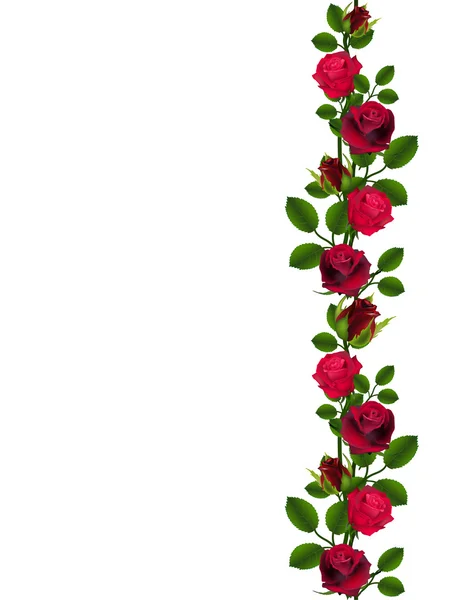 Dikişsiz kırmızı gül deseni