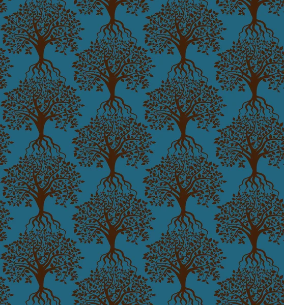 Bomen patroon — Stockvector