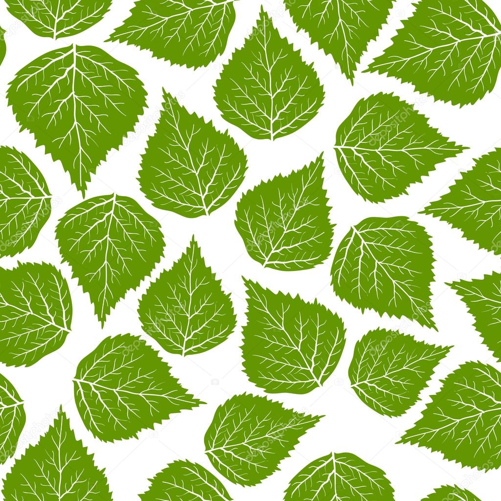 Seamless pattern leafs