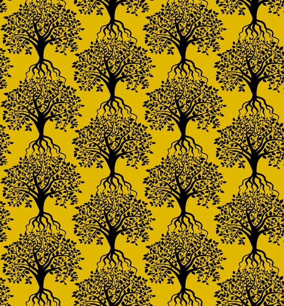 Träd mönster — Stock vektor