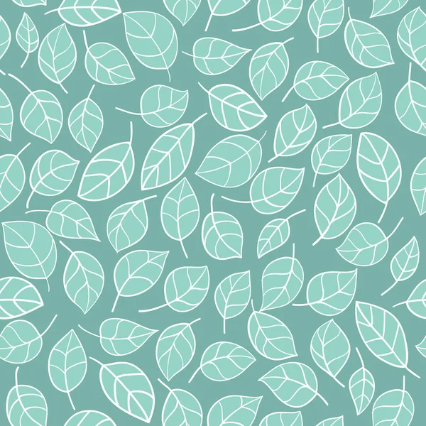 원활한 양식된 잎 — 스톡 벡터