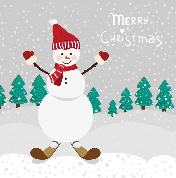 Christmas card in vector — Stock Vector