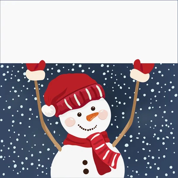 Christmas card in vector — Stock Vector