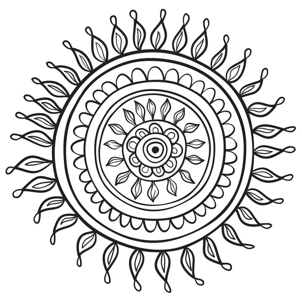 Mandala patroon — Stockvector