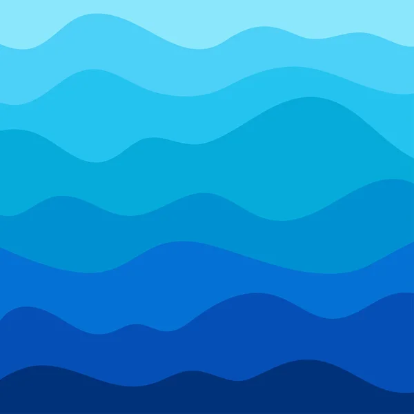 Stylized wave background in vector — Stock Vector