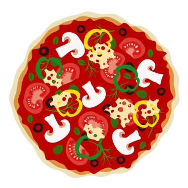 Pizza vektör