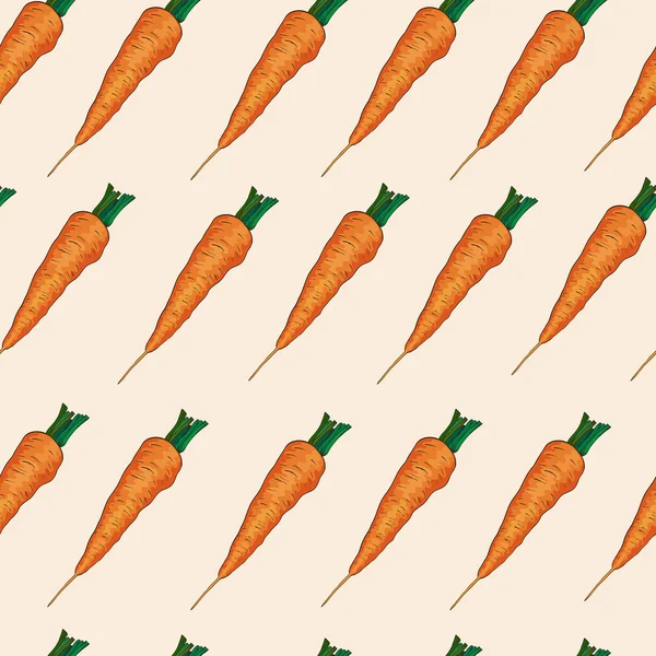 Carrot pattern — Stock Vector