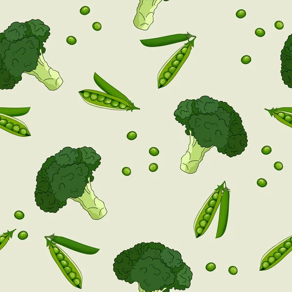 Broccoli patroon — Stockvector