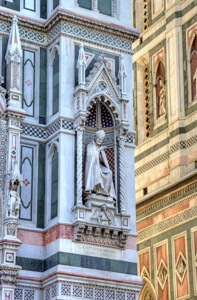 Fragmento da Catedral de Santa Maria del Fiore em Florença, Toscana, Itália — Fotografia de Stock