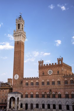 Piazza del campo Siena. Toskana, İtalya.