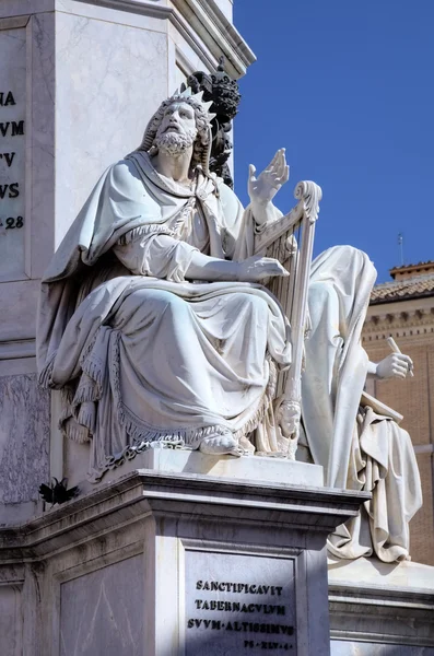 Fragment kolumna Niepokalanego Poczęcia. Roma (Rzym), Włochy — Zdjęcie stockowe