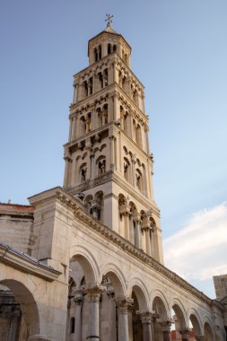 st. duje Katedrali'nin çan kulesi. Split, Hırvatistan