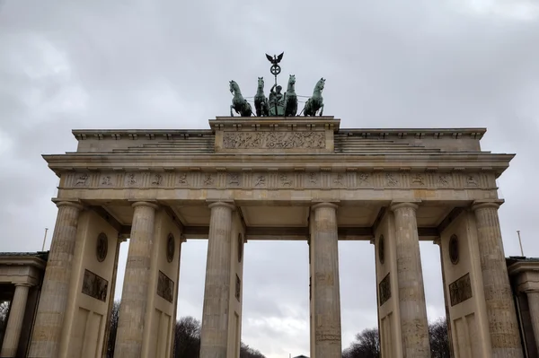 Porta di Brandeburgo a Pariser Platz. Berlino, Germania — Foto Stock