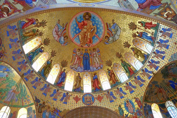 Морський собор Святого Миколая у Кронштадті, Росія — стокове фото
