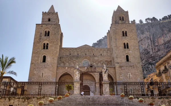 Katedral-Bazilikası, cefalu, sicilia, İtalya — Stok fotoğraf