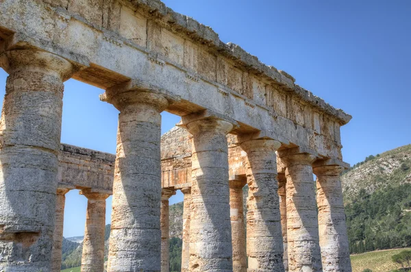 Templo Dórico en Segesta, Sicilia, Italia — Foto de Stock