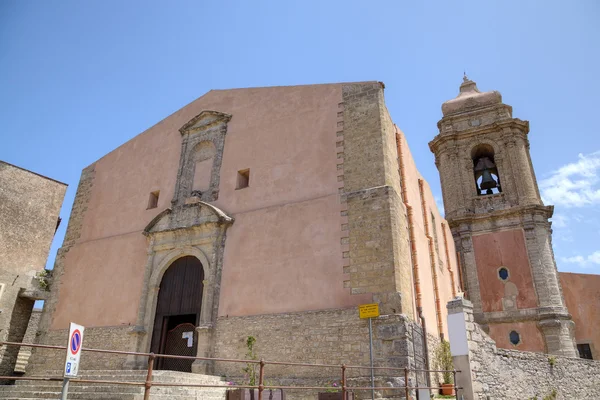 Saint giuliano kyrkan i erice. Sicilien, Italien — Stockfoto