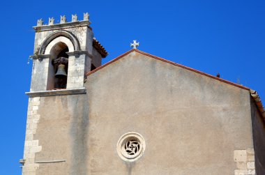 Saint agostino taormina kilisede. Sicilya, İtalya