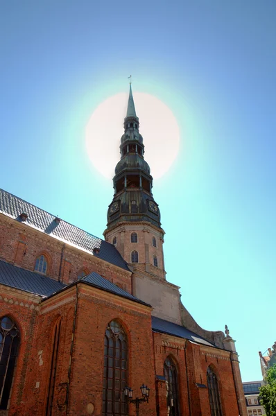 圣伯多禄大教堂。里加拉脱维亚 — 图库照片