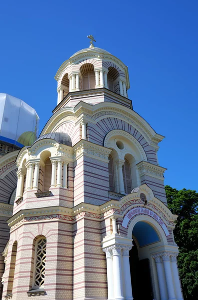 Cattedrale ortodossa russa. Riga, Lettonia — Foto Stock