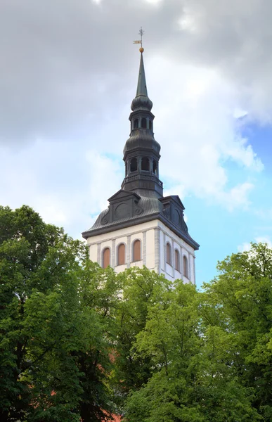 Oleviste Kilisesi. Tallinn, Estonya. — Stok fotoğraf