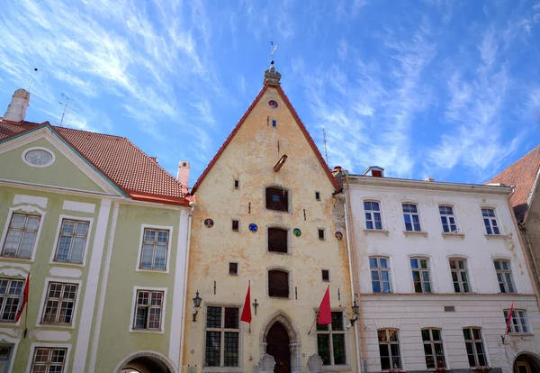 Dom gildii w starym mieście. Tallinn, estonia. — Zdjęcie stockowe