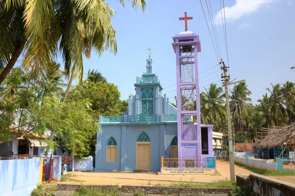 Katholieke kerk in kanyakumari. Tamilnadu, india — Stockfoto