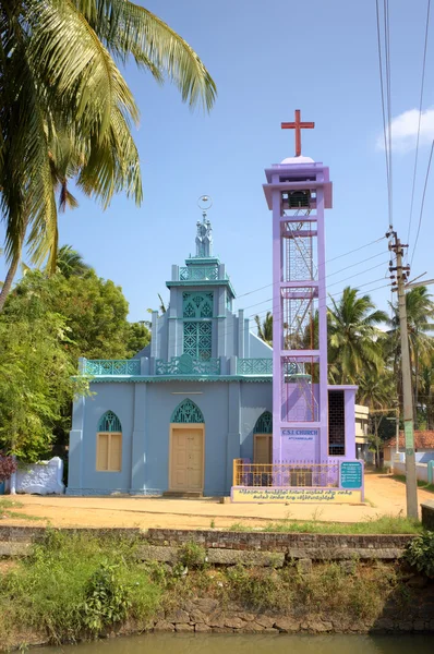 Kościół katolicki w kanyakumari. Tamilnadu, Indie — Zdjęcie stockowe