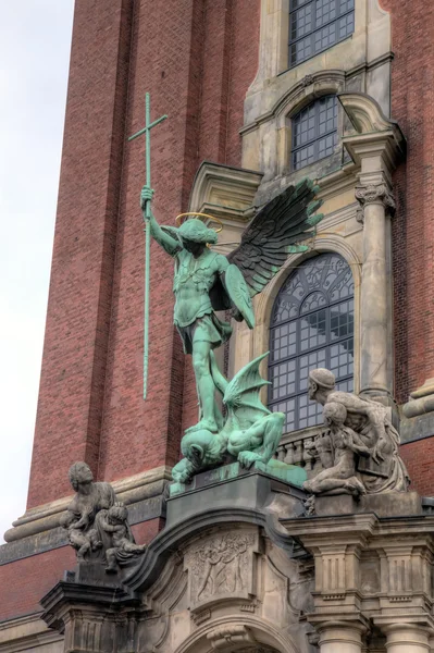 Igreja de São Miguel. Hamburgo, Alemanha — Fotografia de Stock