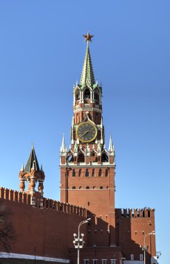 işçinin Moskova Kulesi kremlin. Kızıl Meydan, moscow, Rusya Federasyonu