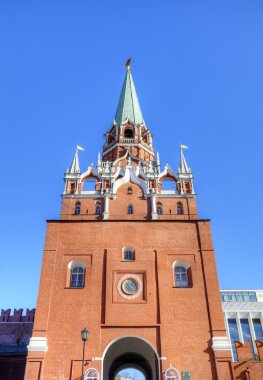 TROİTSKAYA Moskova Kulesi kremlin. Moscow, Rusya Federasyonu