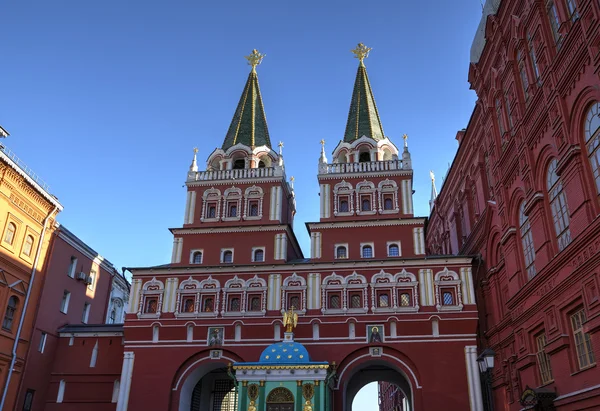 Iberische poort. kremlin van Moskou, Rusland — Stockfoto