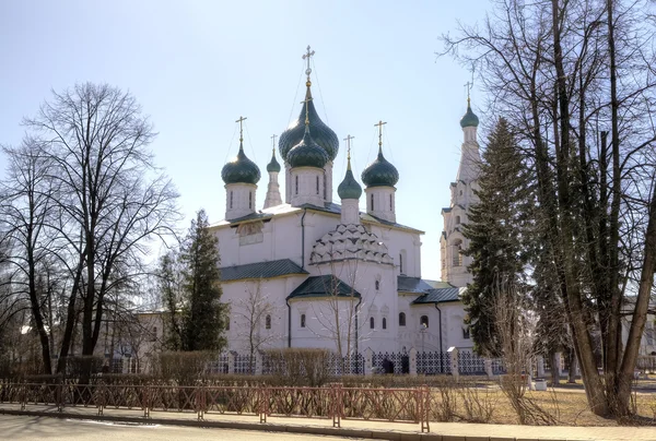 Eliáš prorok církve. Jaroslavl, Rusko — Stock fotografie