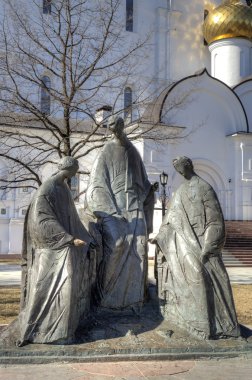 Trinity heykel varsayım cathedral yakınındaki. Yaroslavl, Rusya Federasyonu
