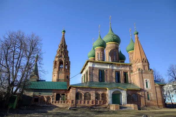 Aziz Nikolaos Kilisesi ıslak. Yaroslavl, Rusya Federasyonu — Stok fotoğraf