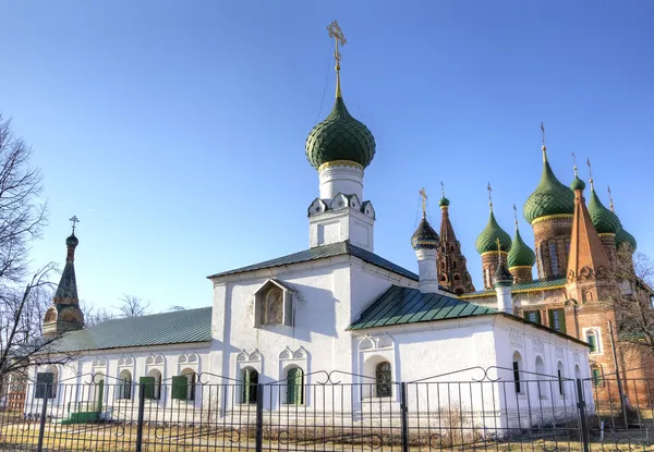 Kostel Tichvinský ikony Matky Boží. Jaroslavl, Rusko — Stock fotografie