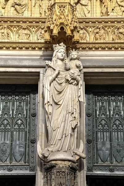 Elementos de decoração. Catedral de Colônia, Alemanha — Fotografia de Stock