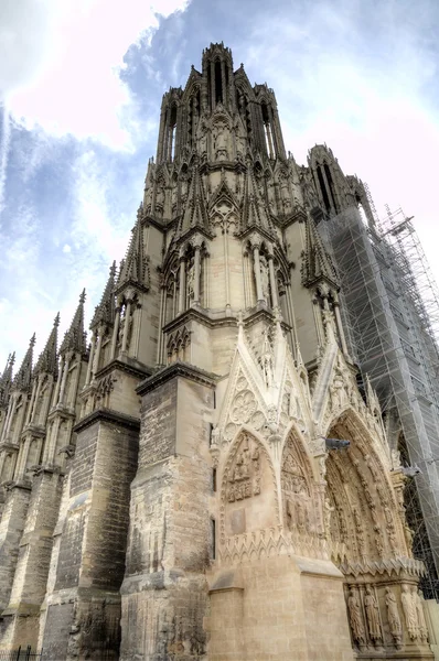 Cattedrale di Notre-Dame de Reims. Reims, Francia — Foto Stock