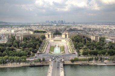 Görünümü Paris eiffel Tower. Paris, Fransa