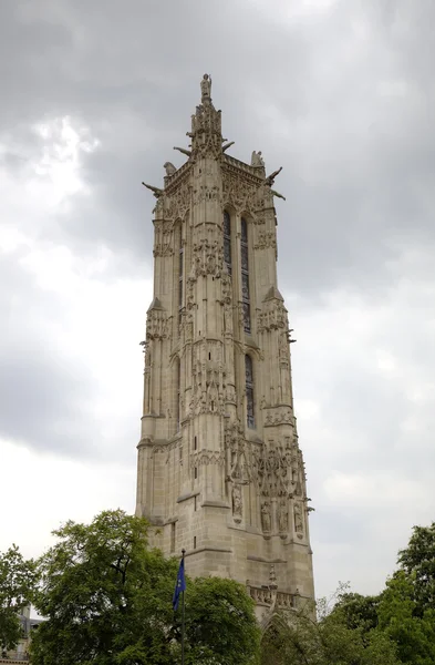 Věž Saint-jacques. Paříž, Francie — Stock fotografie
