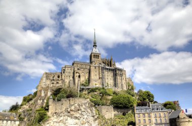 Abbey mont saint michel, normandy, Fransa